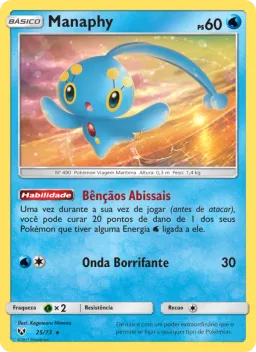 Manaphy 25 Lendas Luminescentes