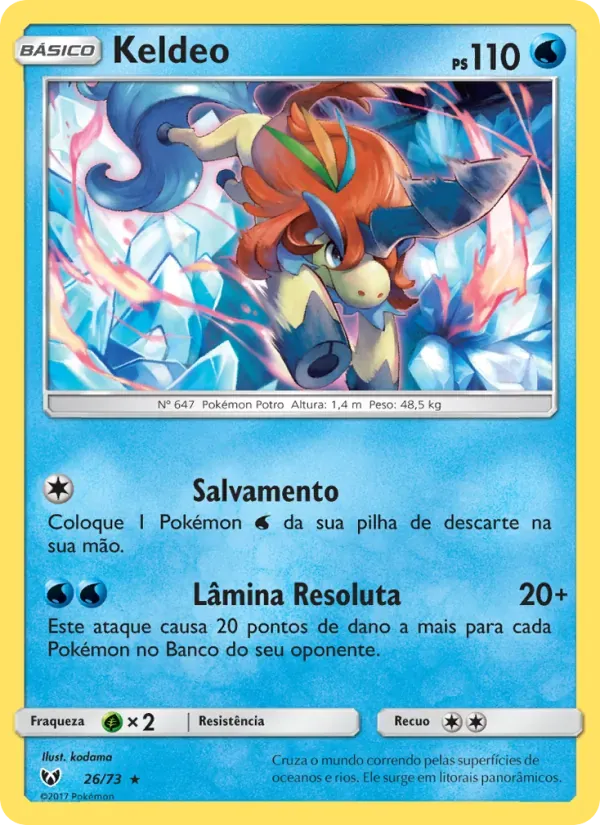 Keldeo 26/73 Lendas Luminescentes