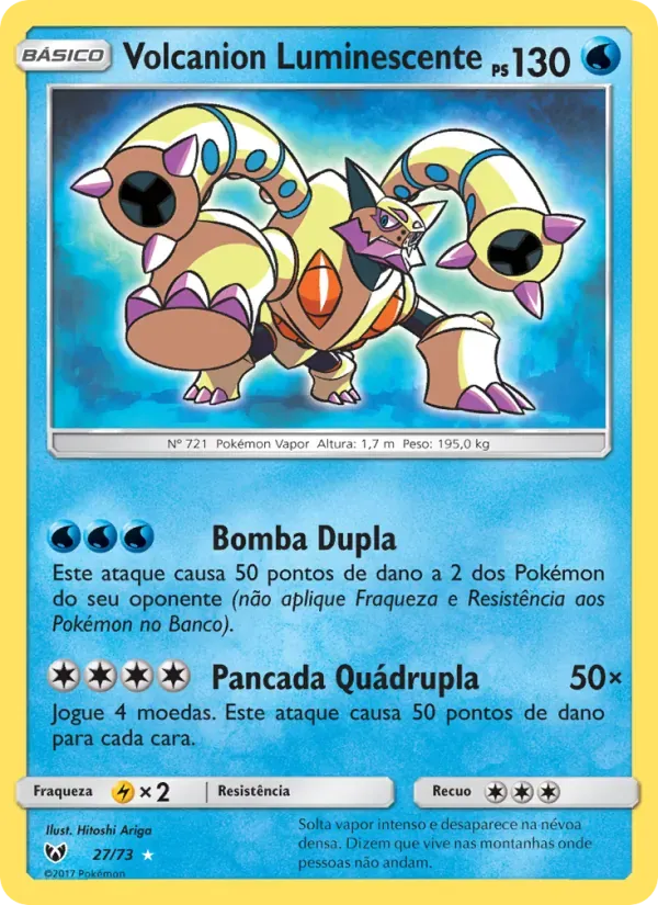 Volcanion Luminescente 27/73 Lendas Luminescentes