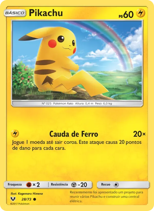 Pikachu 28/73 Lendas Luminescentes