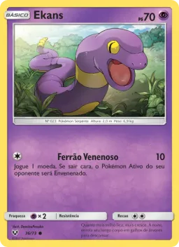 Ekans 36 Lendas Luminescentes