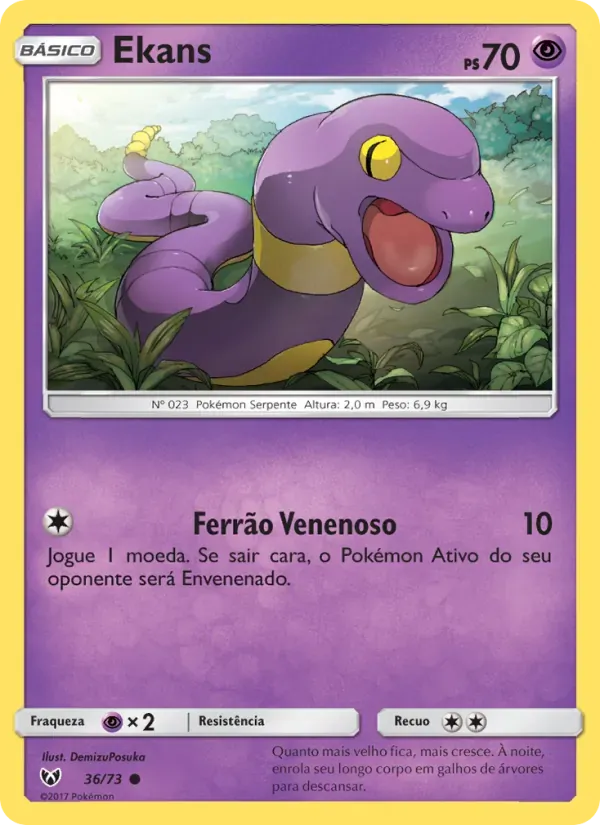 Ekans 36/73 Lendas Luminescentes