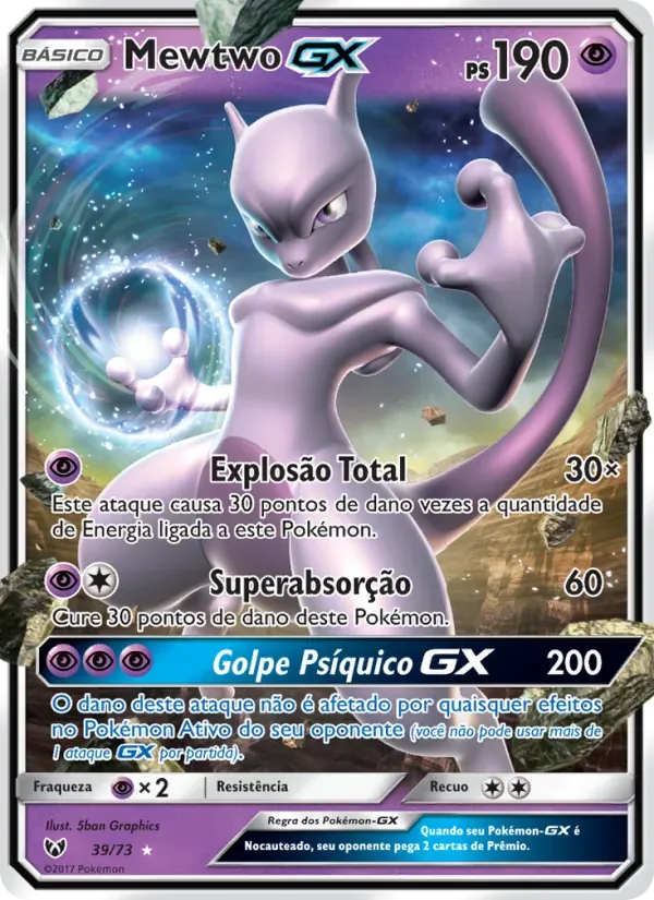Mewtwo GX 39/73 Lendas Luminescentes