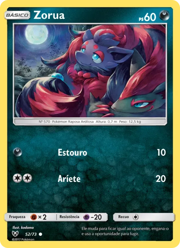 Zorua 52/73 Lendas Luminescentes