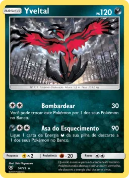 Yveltal 54 Lendas Luminescentes