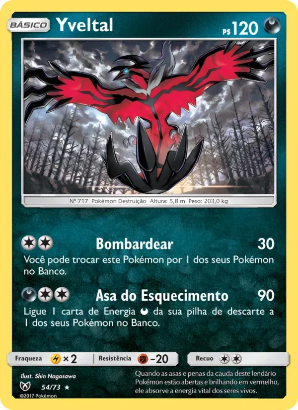 Yveltal 54/73 Lendas Luminescentes