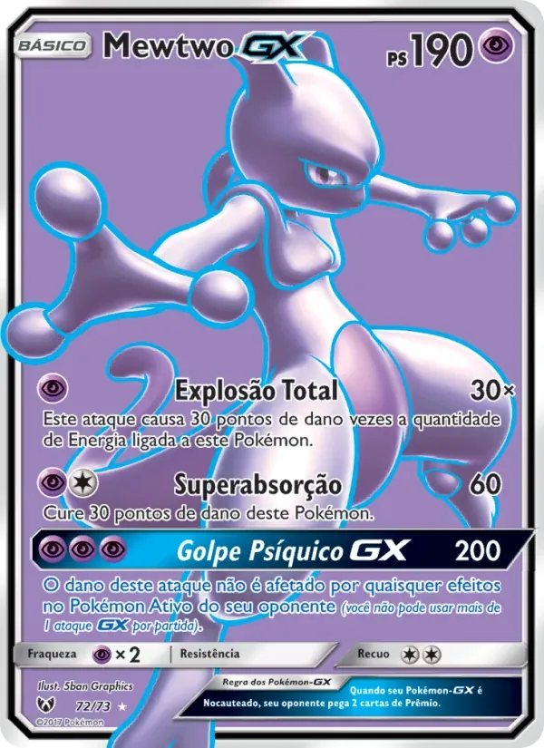 Mewtwo GX 72/73 Lendas Luminescentes