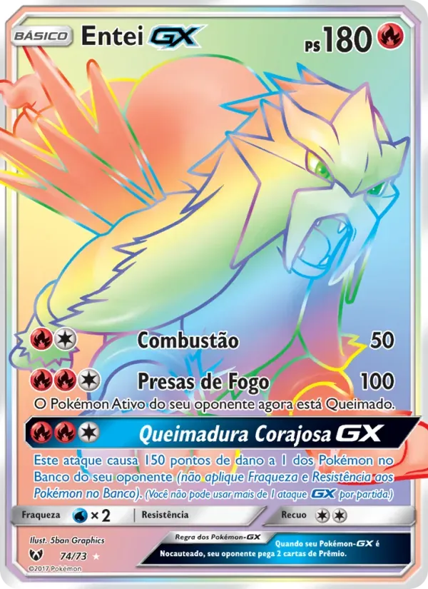 Entei GX 74/73 Lendas Luminescentes