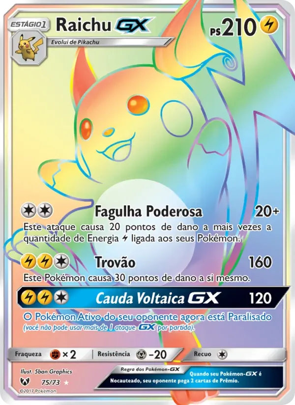 Raichu GX 75/73 Lendas Luminescentes