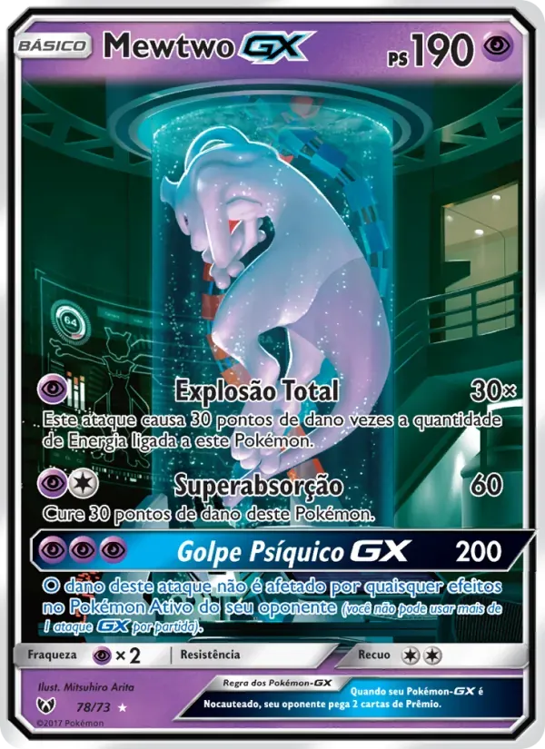 Mewtwo GX 78/73 Lendas Luminescentes