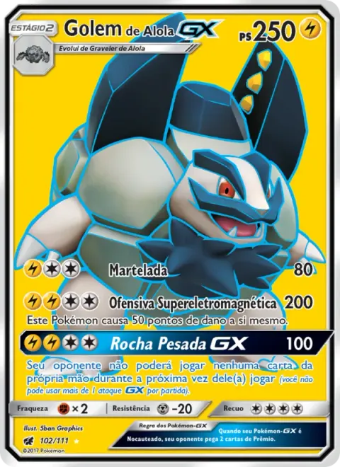 Golem de Alola GX 102/111