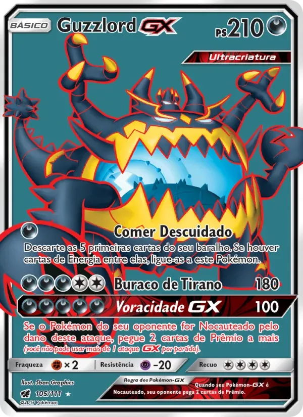 Guzzlord GX 105/111 Invasão Carmim