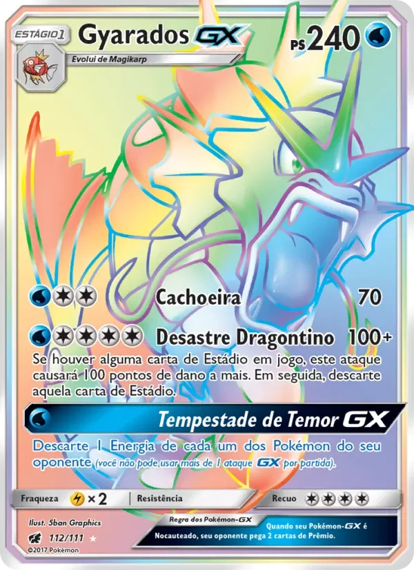 Gyarados GX 112/111 Invasão Carmim