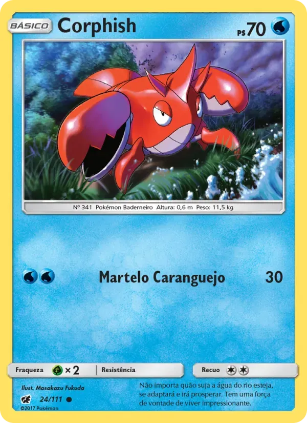 Corphish 24/111 Invasão Carmim