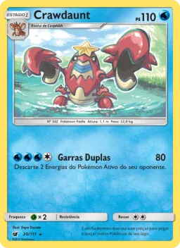 Crawdaunt 25 Invasão Carmim