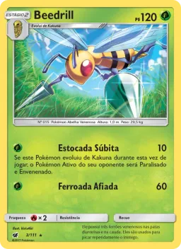 Beedrill 3 Invasão Carmim