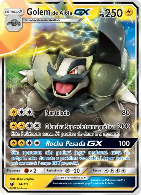 Golem de Alola GX 34/111