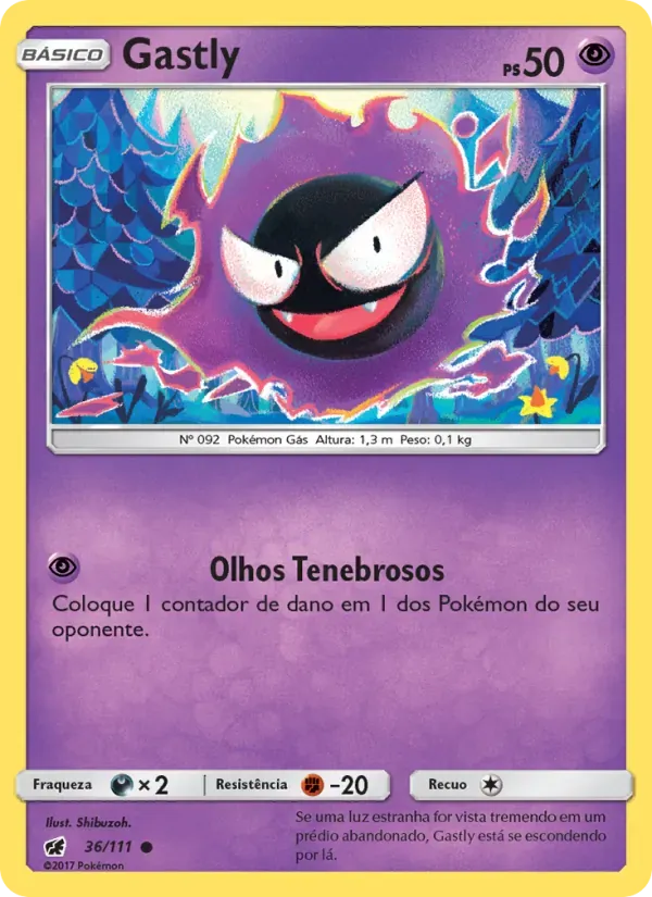 Gastly 36/111 Invasão Carmim