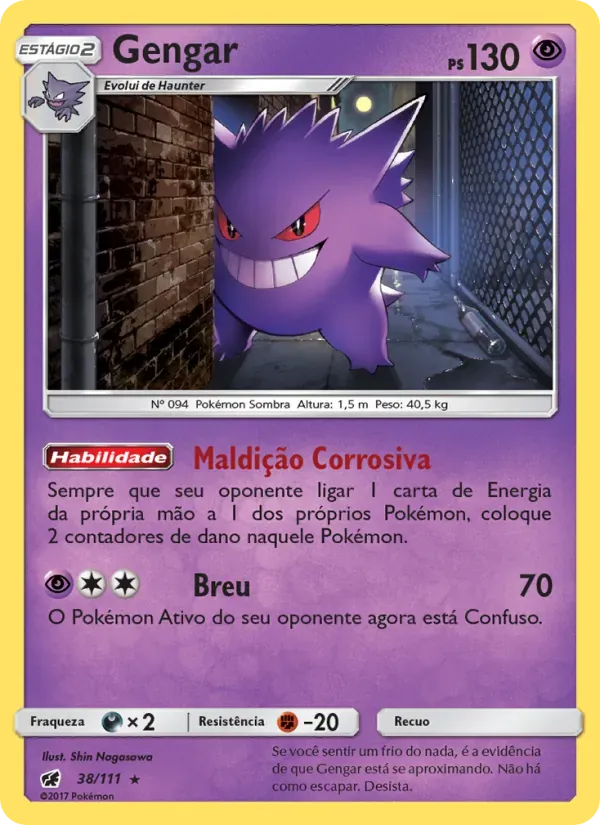 Gengar 38/111 Invasão Carmim