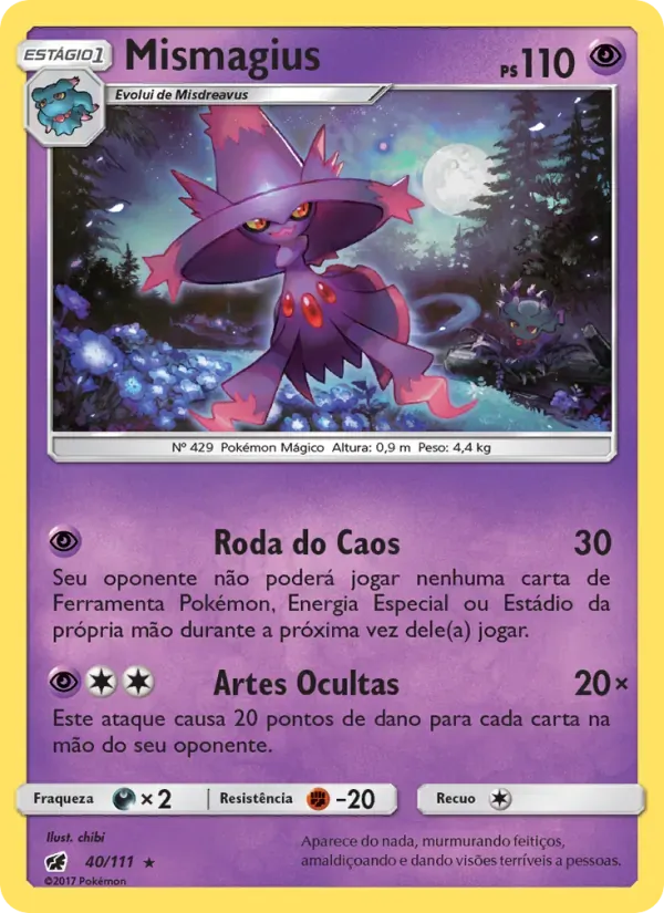Mismagius 40/111 Invasão Carmim