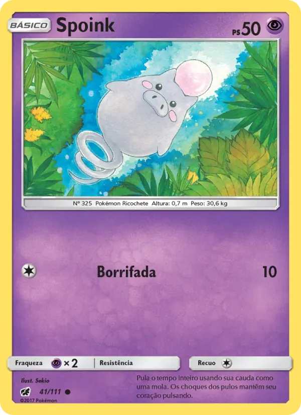 Spoink 41/111 Invasão Carmim