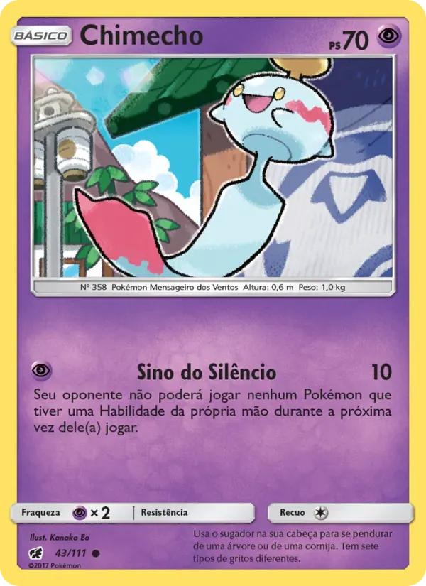 Chimecho 43/111 Invasão Carmim