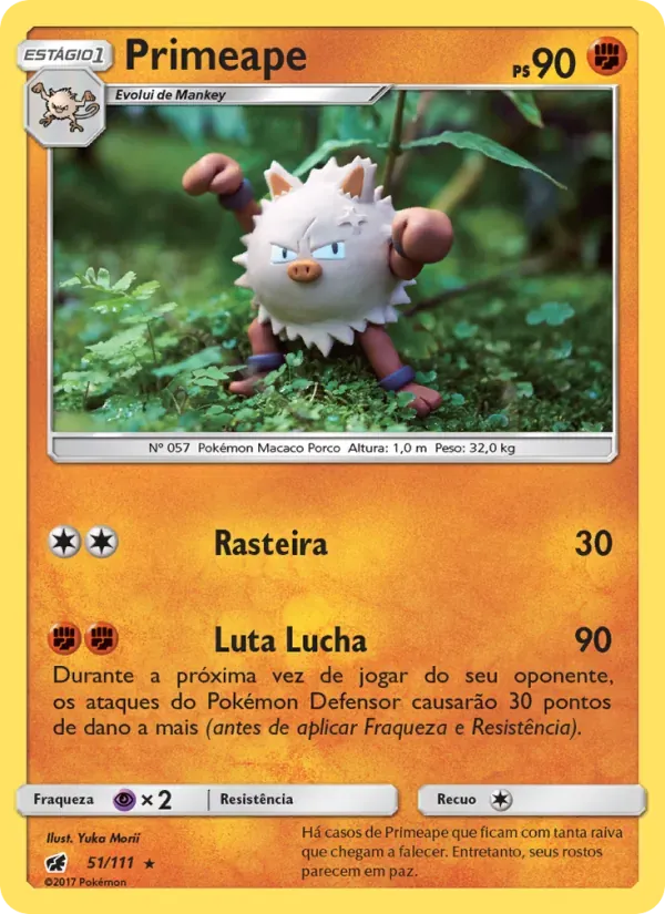 Primeape 51/111 Invasão Carmim