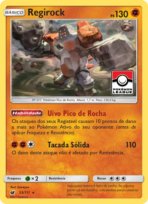 Regirock 53/111 Invasão Carmim