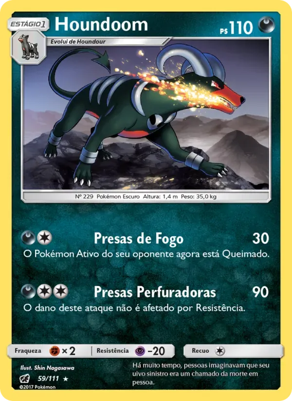 Houndoom 59/111 Invasão Carmim