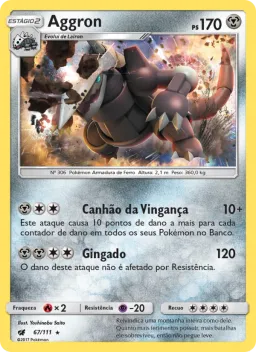 Aggron 67 Invasão Carmim