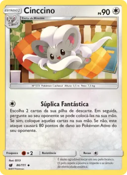 Cinccino 86 Invasão Carmim