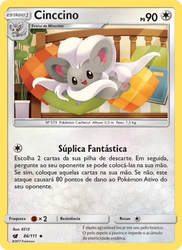 Cinccino 86/111 Invasão Carmim