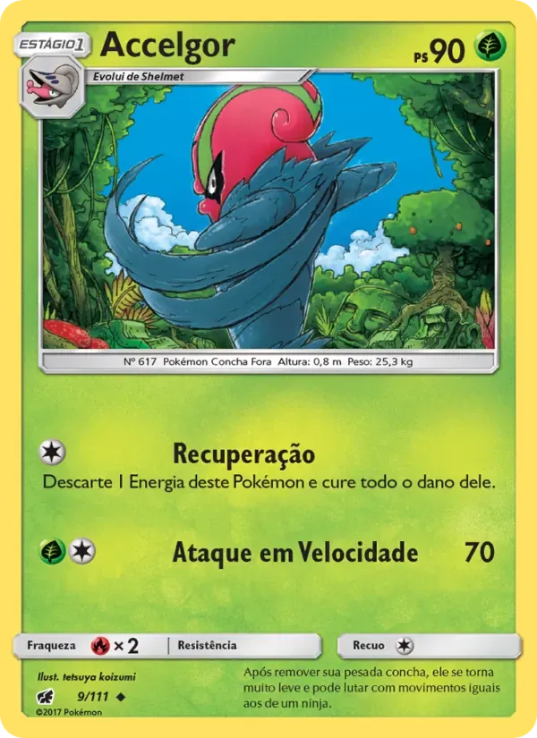 Accelgor 9/111 Invasão Carmim