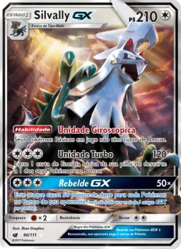 Silvally GX 90 Invasão Carmim