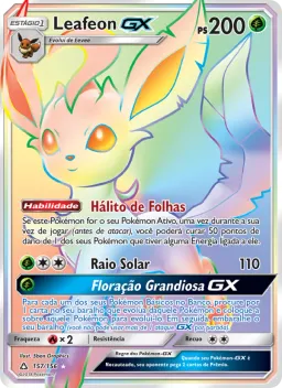 Leafeon GX 157 Ultra Prisma