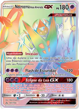 Necrozma Asas Alvorada GX 161 Ultra Prisma