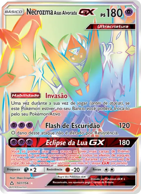 Necrozma Asas Alvorada GX 161/156