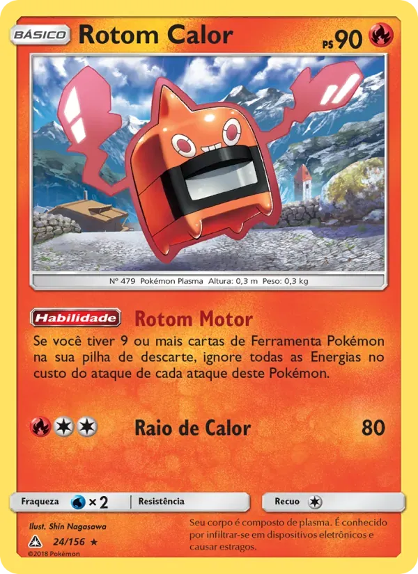 Rotom Calor 24/156 Ultra Prisma