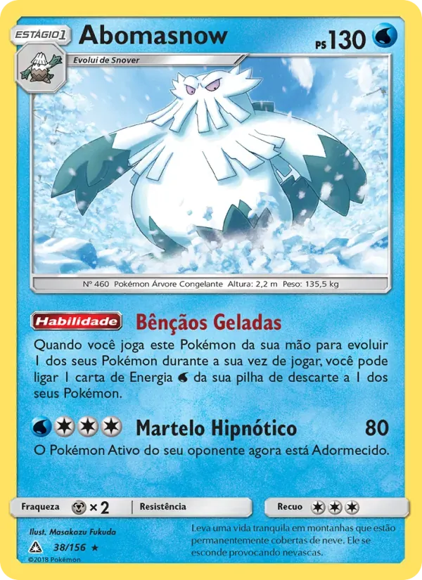 Abomasnow 38/156 Ultra Prisma