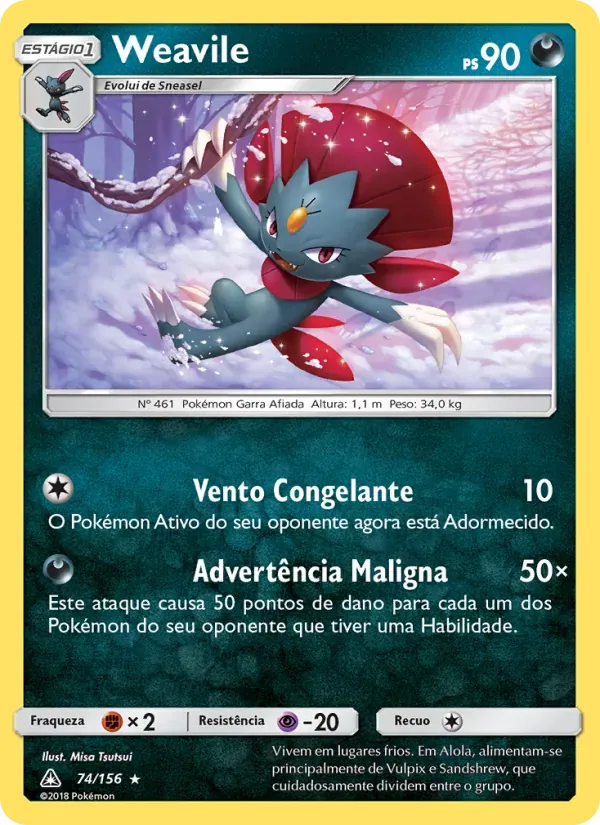 Weavile 74/156 Ultra Prisma