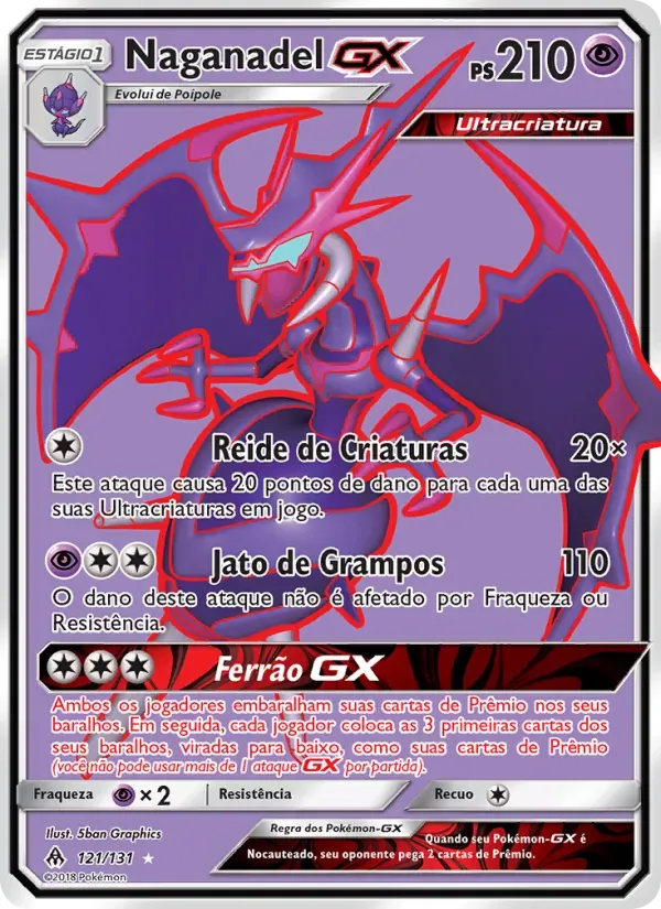 Naganadel GX 121/131 Luz Proibida