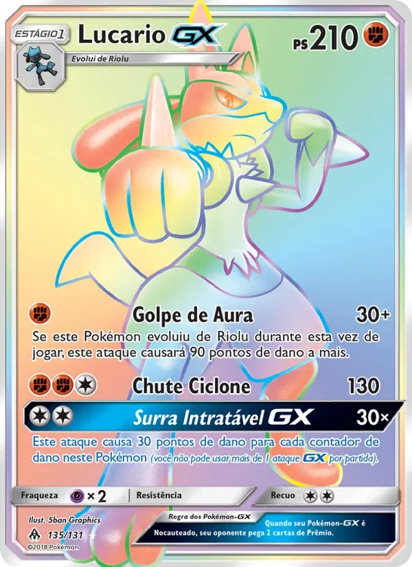 Lucario GX 135/131 Luz Proibida