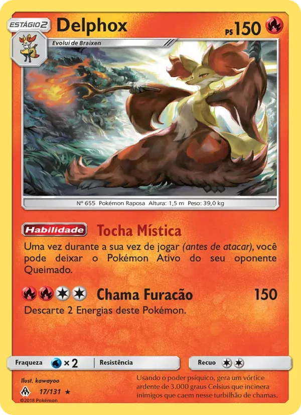 Delphox 17/131 Luz Proibida