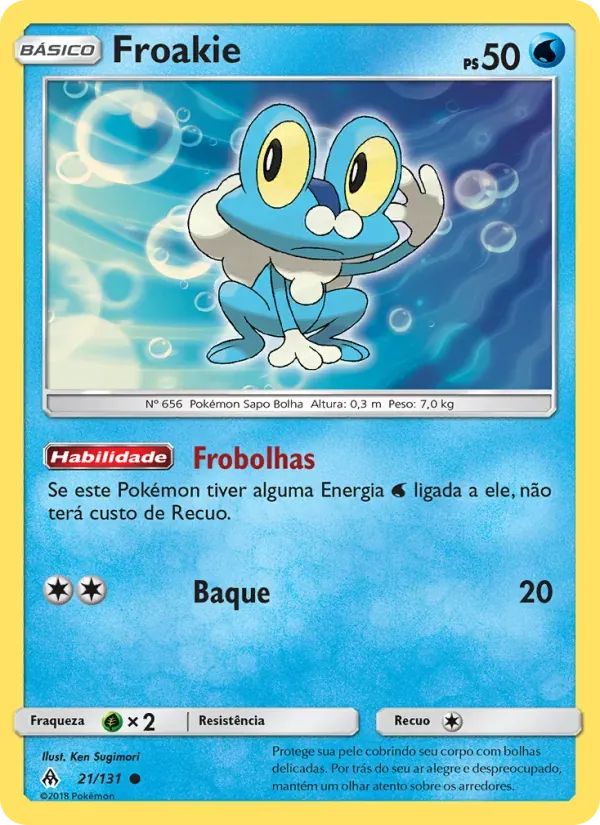 Froakie 21/131 Luz Proibida