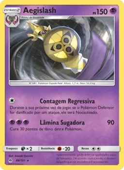 Aegislash 49 Luz Proibida