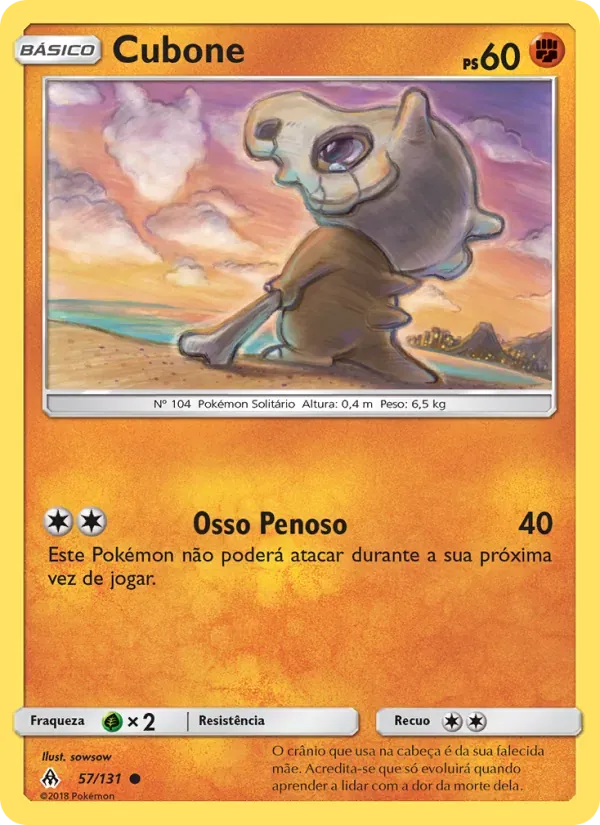 Cubone 57/131 Luz Proibida