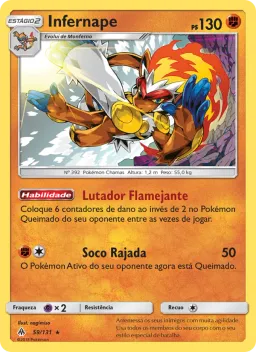 Infernape 59 Luz Proibida