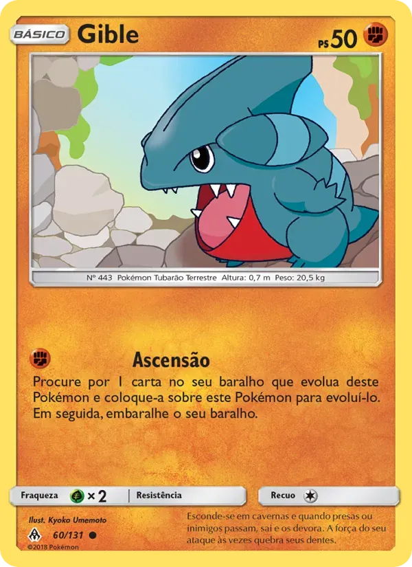 Gible 60/131 Luz Proibida