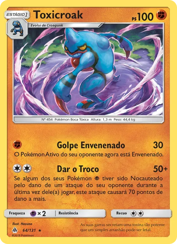 Toxicroak 64/131 Luz Proibida