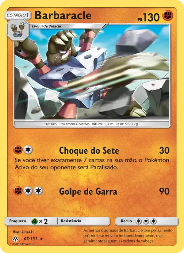 Barbaracle 67/131 Luz Proibida